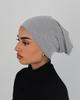 COTTON TUBE UNDERCAP - LIGHT GREY MARLE - SOFINAS