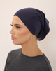 COTTON TUBE UNDERCAP - NAVY - SOFINAS