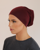 COTTON TUBE UNDERCAP - DEEP MAROON - SOFINAS